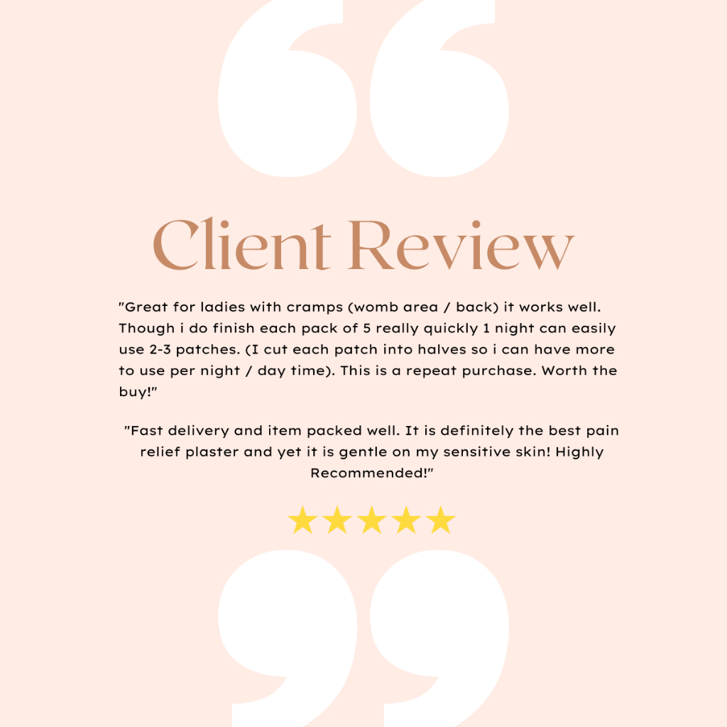 够力 KOLI FEMININE Pain Relief Plaster (PERIOD CRAMP)