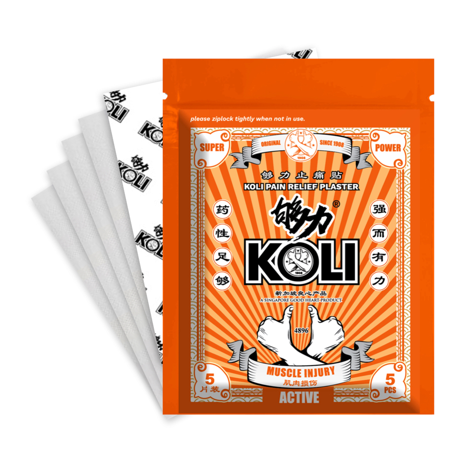 够力 KOLI Pain Relief Plasters - Triple Pack Combo 15 pieces
