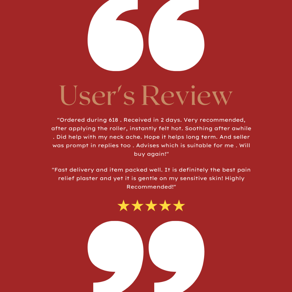 够力 KOLI CLASSIC Pain Relief Plaster (ACHING MUSCLES)