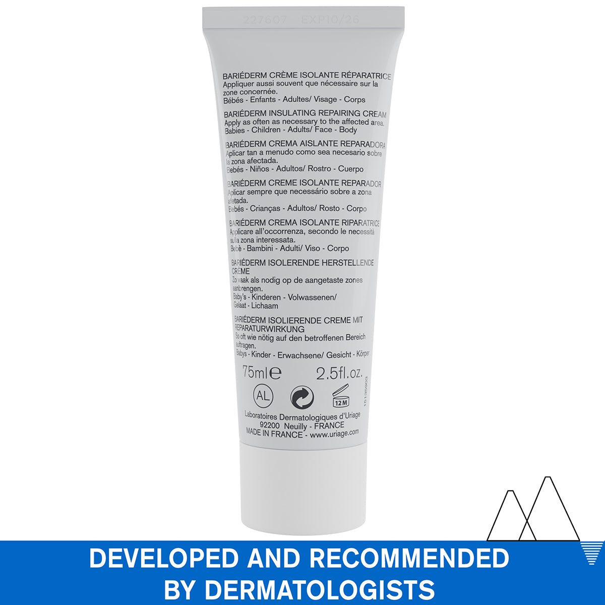(Medical) Uriage Bariederm Insulating Repairing Cream 75ml