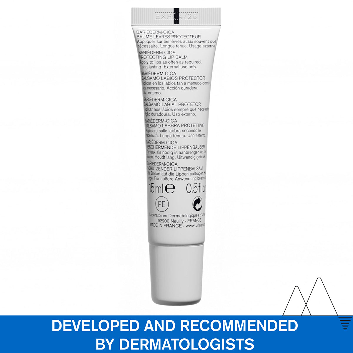 (Medical) Uriage Bariederm Cica Lips Protecting Balm 15ml