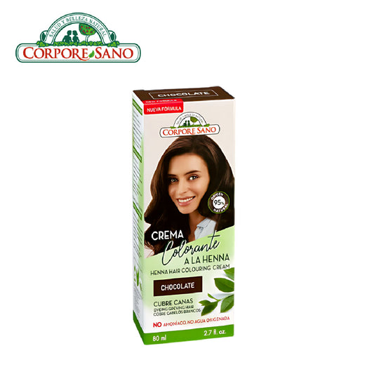 Corpore Sano Henna Colouring Cream - Chocolate 80ml (Exp. May 2026)