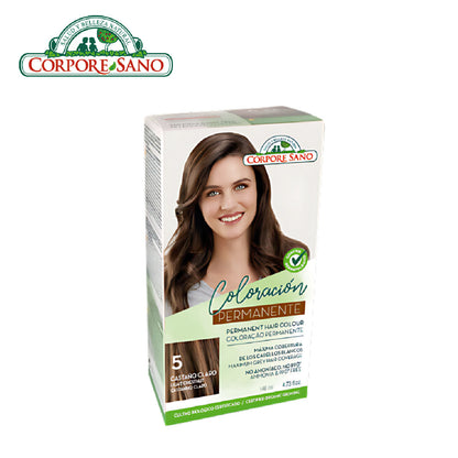 Corpore Sano Permanent Hair Colour 5 - Light Chestnut 140ml (Exp. Nov 2025)