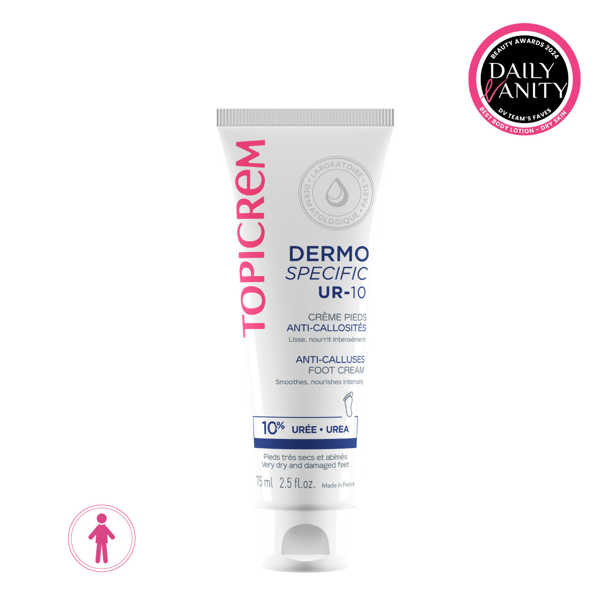 Topicrem DERMO SPECIFIC UR10 Anti-Calluses Foot Cream 75ml