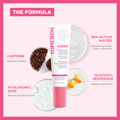 Topicrem Hydra+ Radiance Eye Contour 15ml