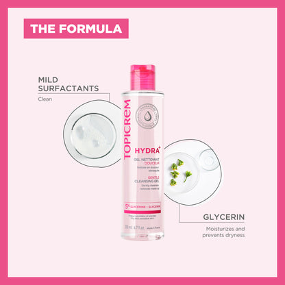 Topicrem Hydra+ Gentle Cleansing Gel 200ml