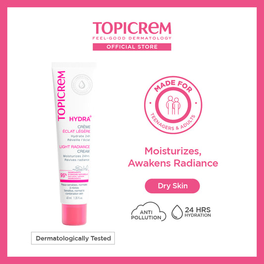 Topicrem Hydra+ Light Radiance Cream 40ml