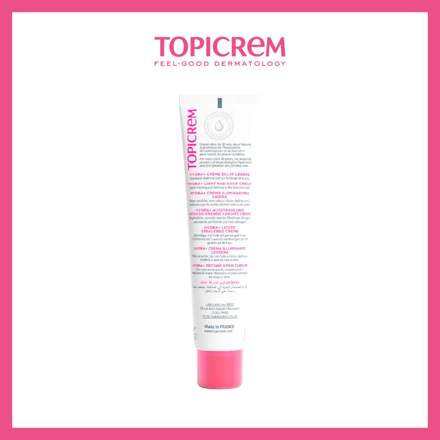 Topicrem Hydra+ Light Radiance Cream 40ml