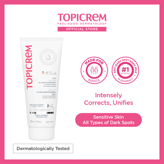 Topicrem MELA Unifying Ultra-Moisturizing Milk 200ml -(SPF 15)