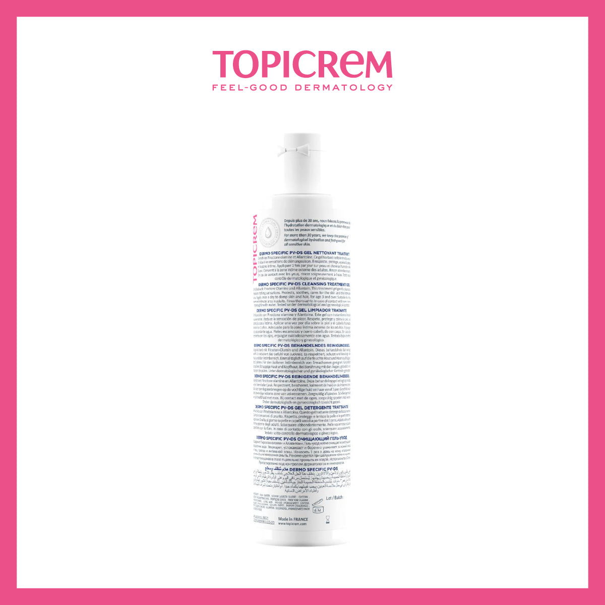 Topicrem DERMO SPECIFIC PV/DS Cleansing Gel  200ml