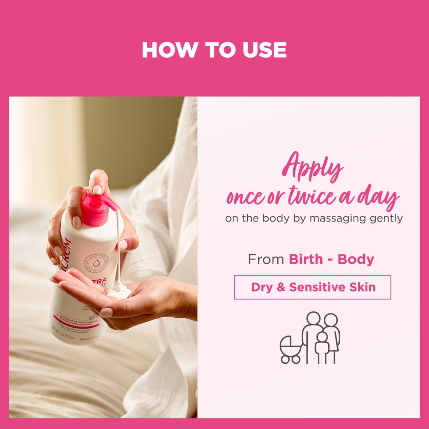 Topicrem Ultra-Moisturizing Body Milk (75ml, 200ml, 500ml)