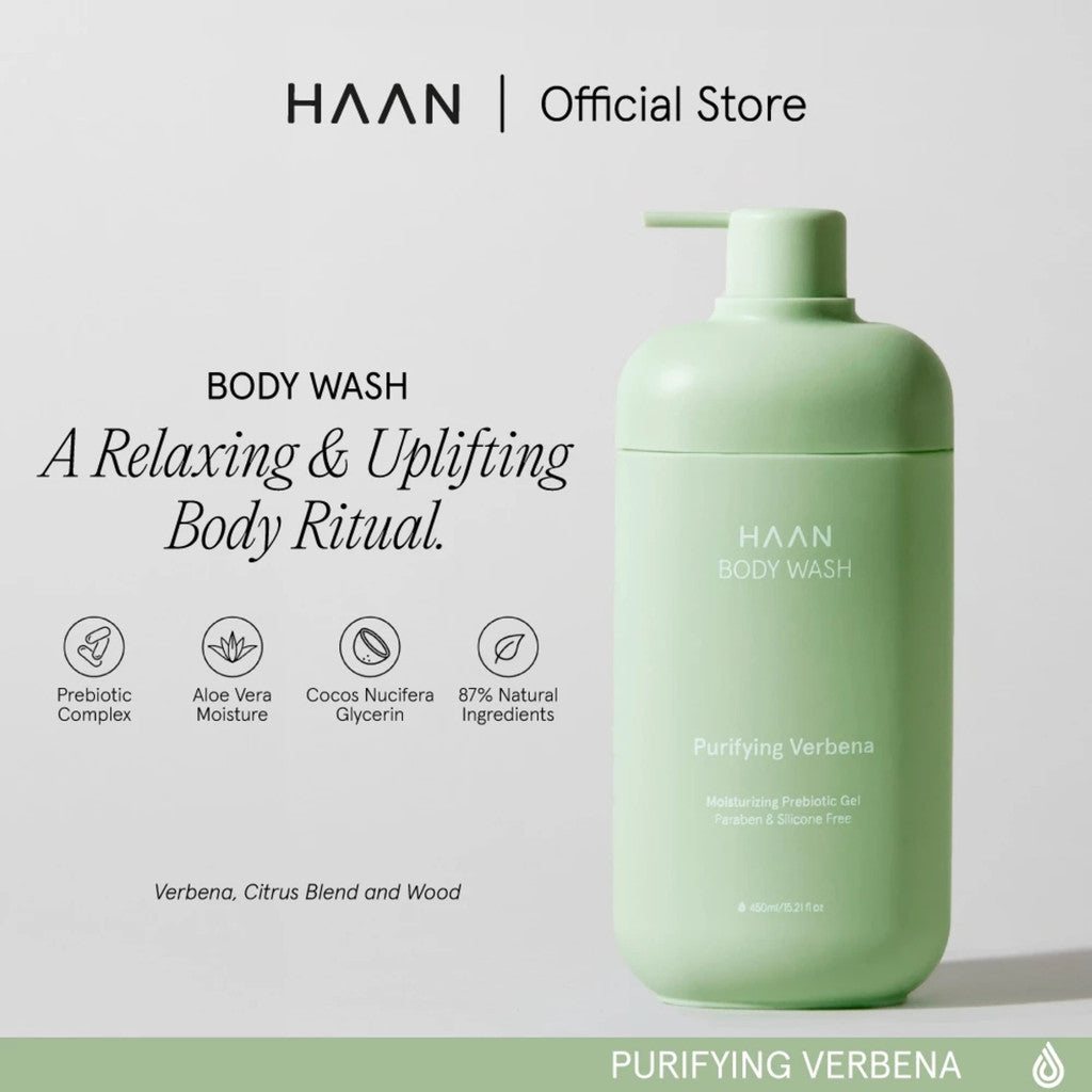Haan Body Wash Purifying Verbena (450ml)