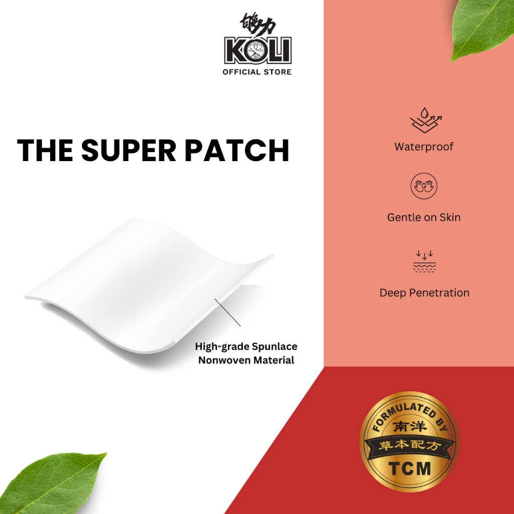 够力 KOLI CLASSIC Pain Relief Plaster (ACHING MUSCLES) - 20 / 40 / 80 Pieces