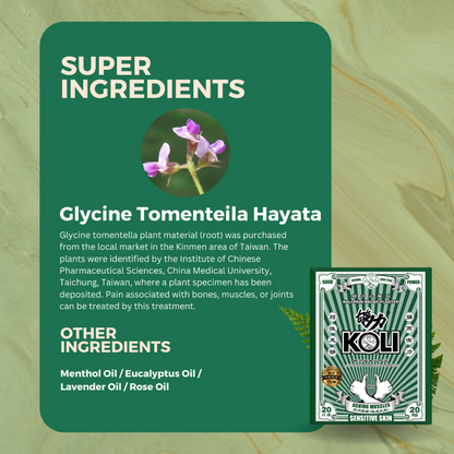 够力 KOLI SENSITIVE SKIN Pain Relief Plaster (ACHING MUSCLES)