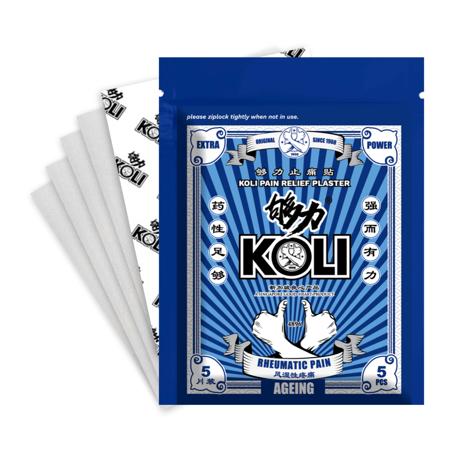 够力 KOLI Pain Relief Plasters - Triple Pack Combo 15 pieces