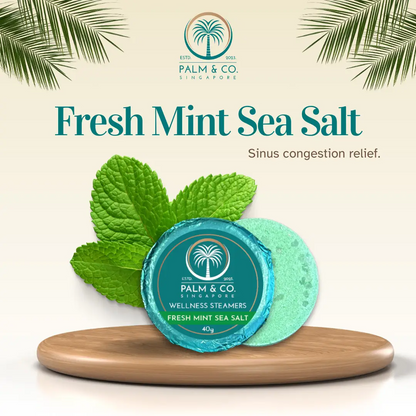 Palm & Co Wellness Shower Steamers - Pack of 6 x 40g