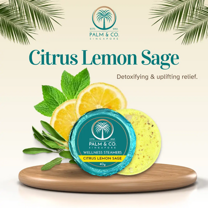 Palm & Co Wellness Shower Steamers - Pack of 6 x 40g