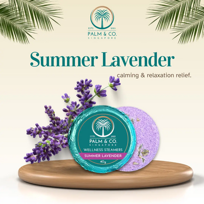 Palm & Co Wellness Shower Steamers - Pack of 6 x 40g