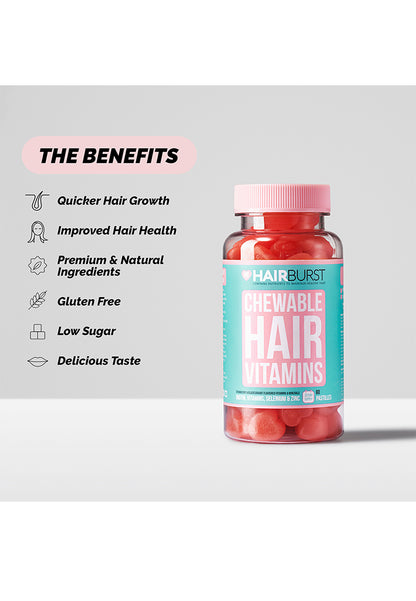 Hairburst Chewable Hair Vitamins (60 gummies)