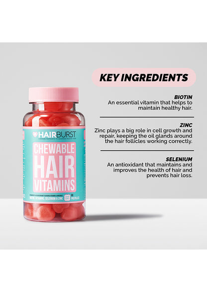 Hairburst Chewable Hair Vitamins (60 gummies)